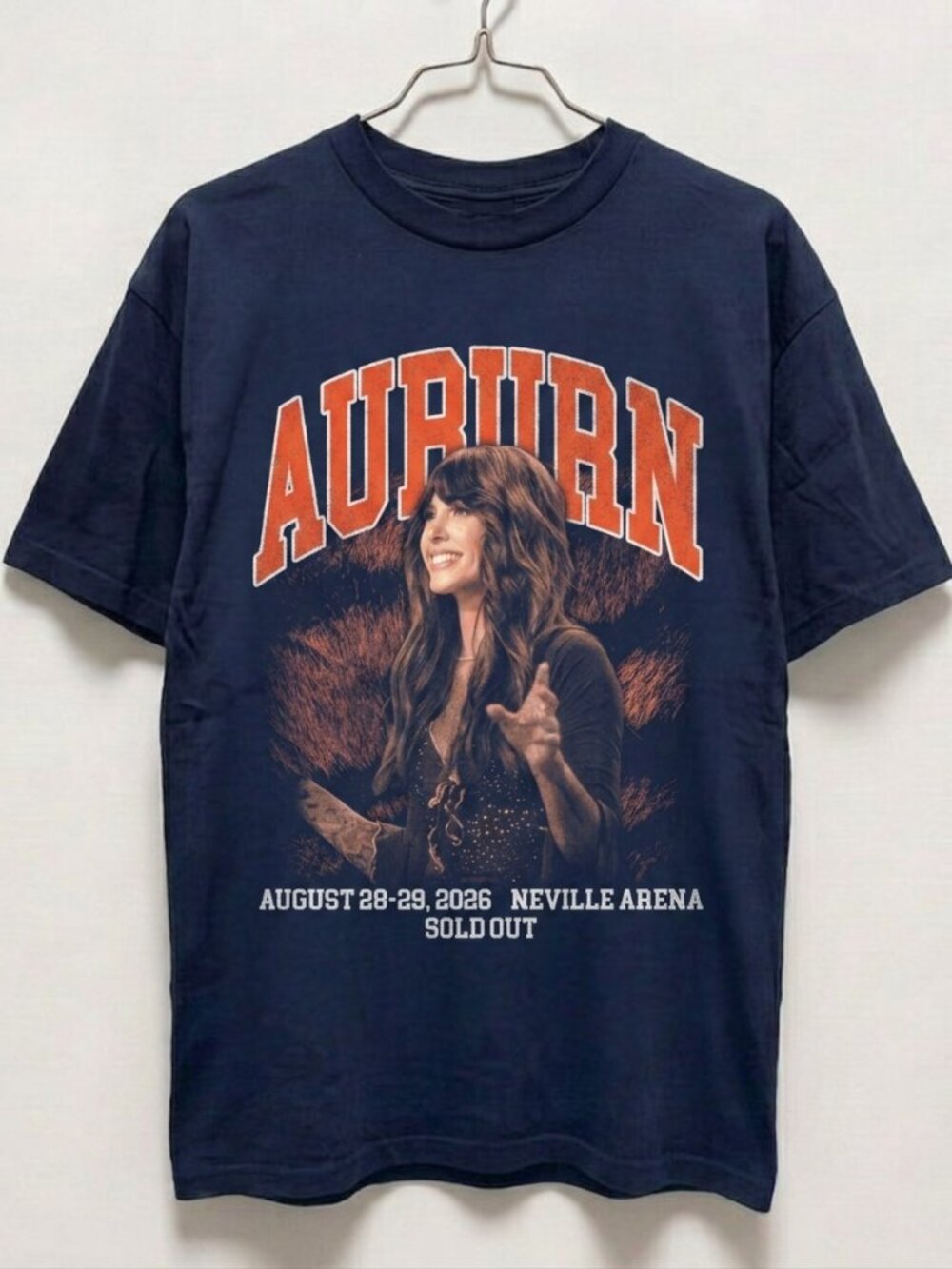 Ella Langley Auburn AL 2026 Event Tee Navy